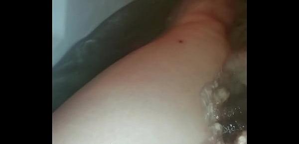  Young small tit amateur playing in bath
